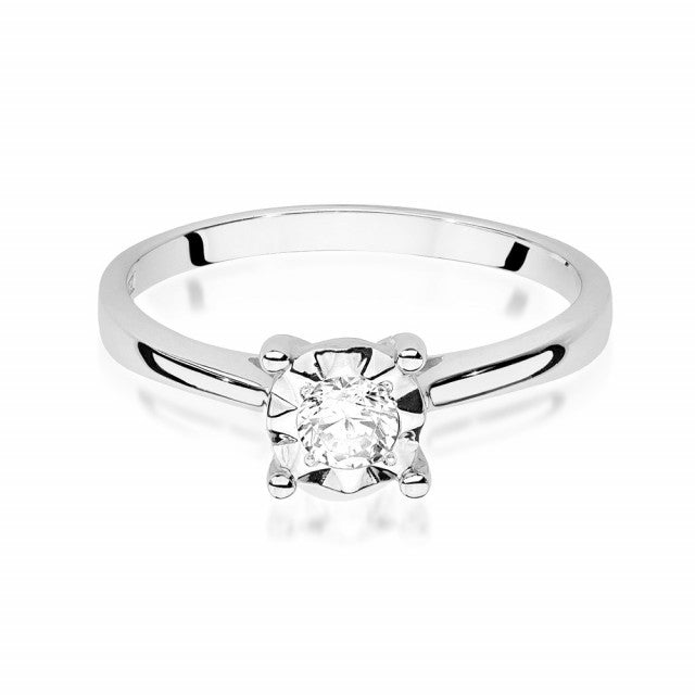 Inel Aur 14K cu Diamant Natural 0.20 ct, imaginea 5 din 11