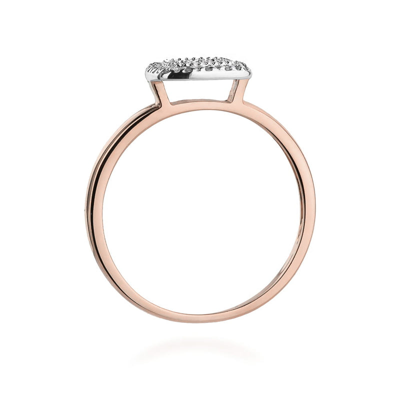 Inel Aur 14K cu Diamante Naturale 0.13 ct, imaginea 10 din 11