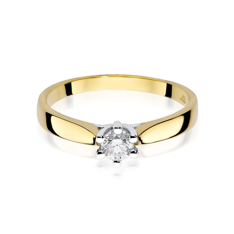 Inel Aur 14K cu Diamant Natural 0.25 ct, imaginea 2 din 11