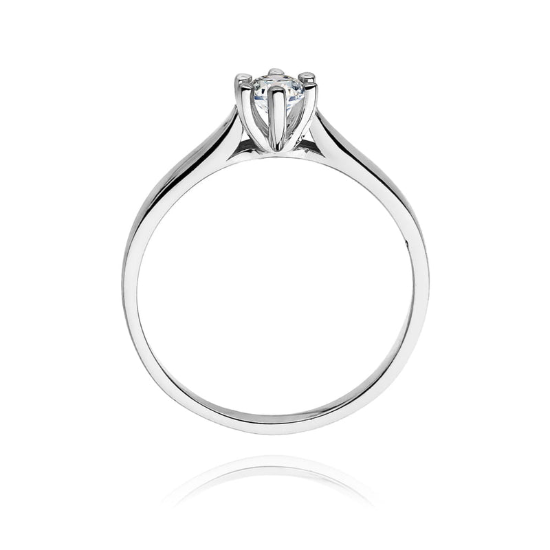 Inel Aur 14K cu Diamant Natural 0.25 ct, imaginea 7 din 11