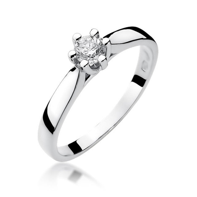 Inel Aur 14K cu Diamant Natural 0.30 ct, imaginea 4 din 11