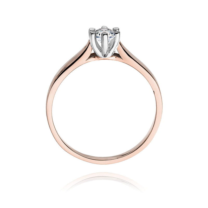Inel Aur 14K cu Diamant Natural 0.30 ct, imaginea 10 din 11