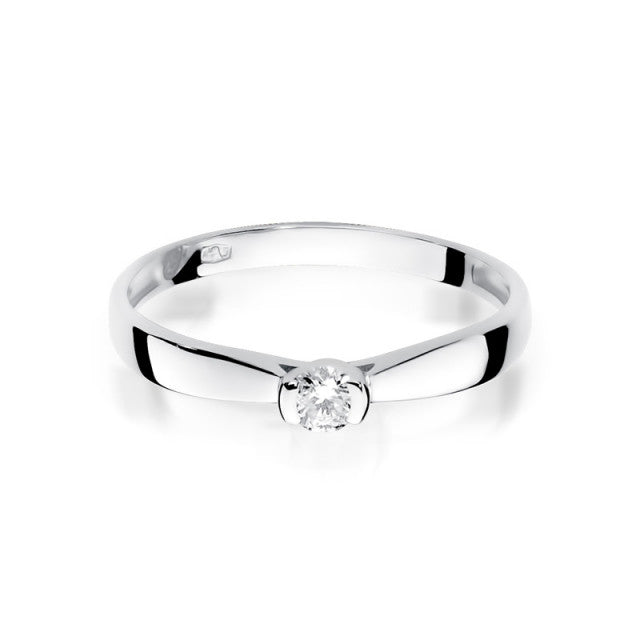 Inel Aur 14K cu Diamant Natural 0.10 ct, imaginea 5 din 11
