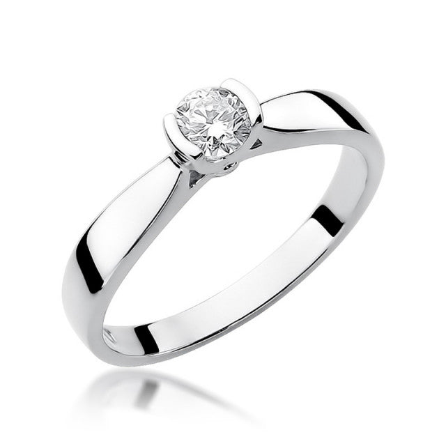 Inel Aur 14K cu Diamant Natural 0.25 ct, imaginea 4 din 11