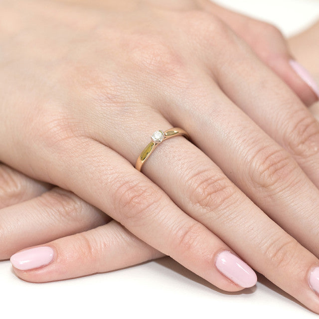 Inel Aur 14K cu Diamant Natural 0.25 ct, imaginea 7 din 11