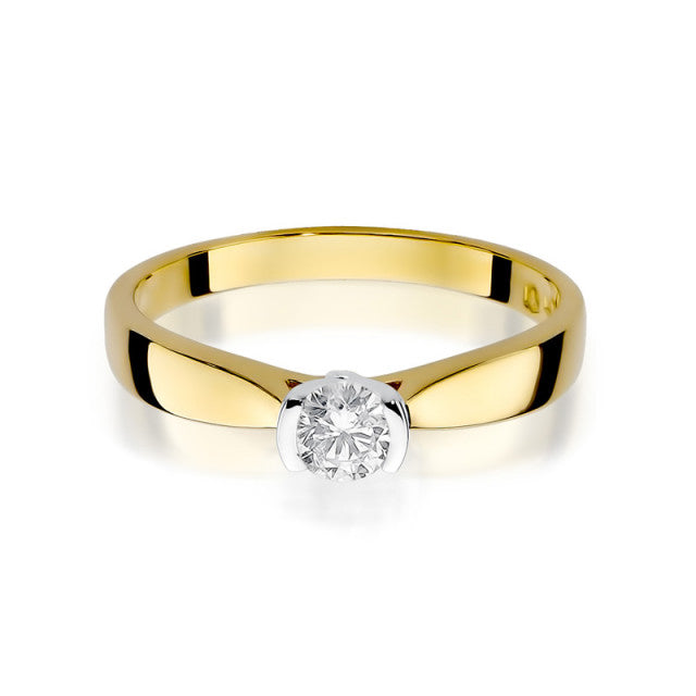 Inel Aur 14K cu Diamant Natural 0.30 ct, imaginea 2 din 11