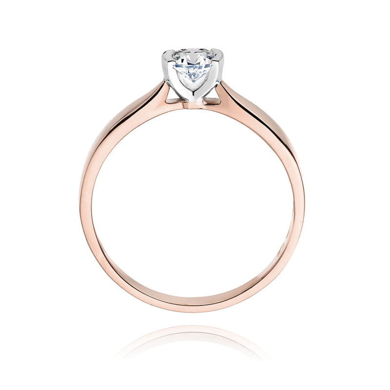 Inel Aur 14K cu Diamant Natural 0.30 ct, imaginea 10 din 11