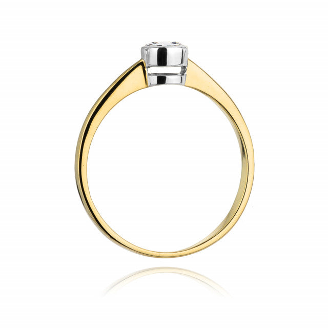 Inel Aur 14K cu Diamant Natural 0.25 ct, imaginea 3 din 10