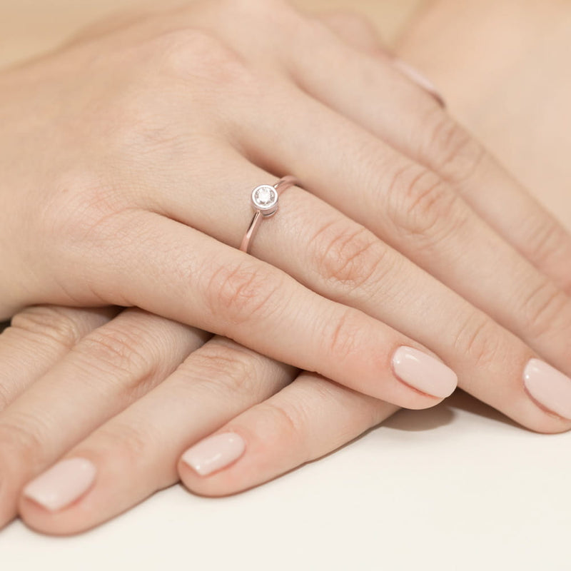 Inel Aur 14K cu Diamant Natural 0.30 ct, imaginea 11 din 11