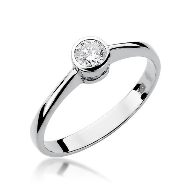 Inel Aur 14K cu Diamant Natural 0.30 ct, imaginea 4 din 11