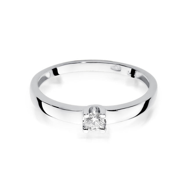 Inel Aur 14K cu Diamant Natural 0.08 ct, imaginea 5 din 10