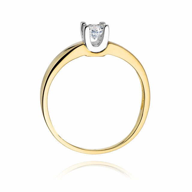 Inel Aur 14K cu Diamant Natural 0.25 ct, imaginea 3 din 11