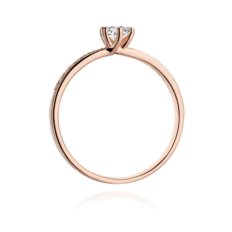 Inel Aur 14K cu Diamante Naturale 0.37 ct, imaginea 10 din 11