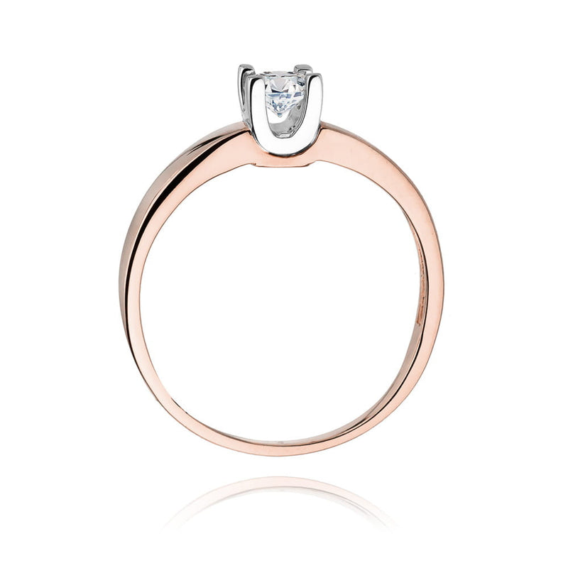 Inel Aur 14K cu Diamant Natural 0.30 ct, imaginea 10 din 11