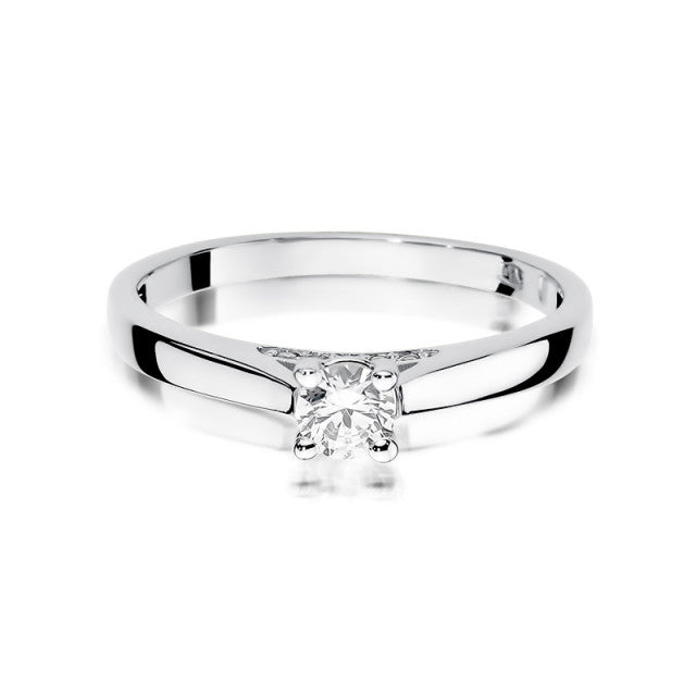 Inel Aur 14K cu Diamante Naturale 0.30 ct, imaginea 6 din 11