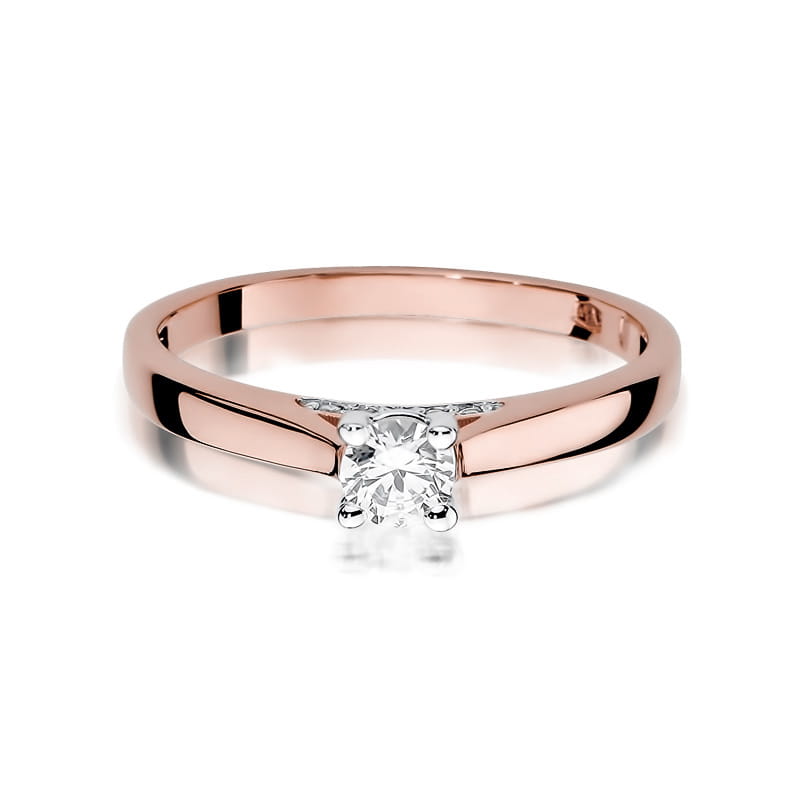 Inel Aur 14K cu Diamante Naturale 0.30 ct, imaginea 9 din 11