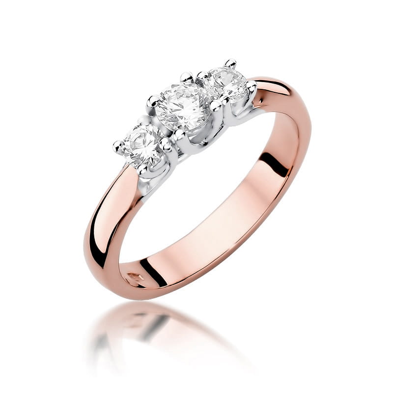 Inel Aur 14K cu Diamante Naturale 0.49 ct, imaginea 8 din 11