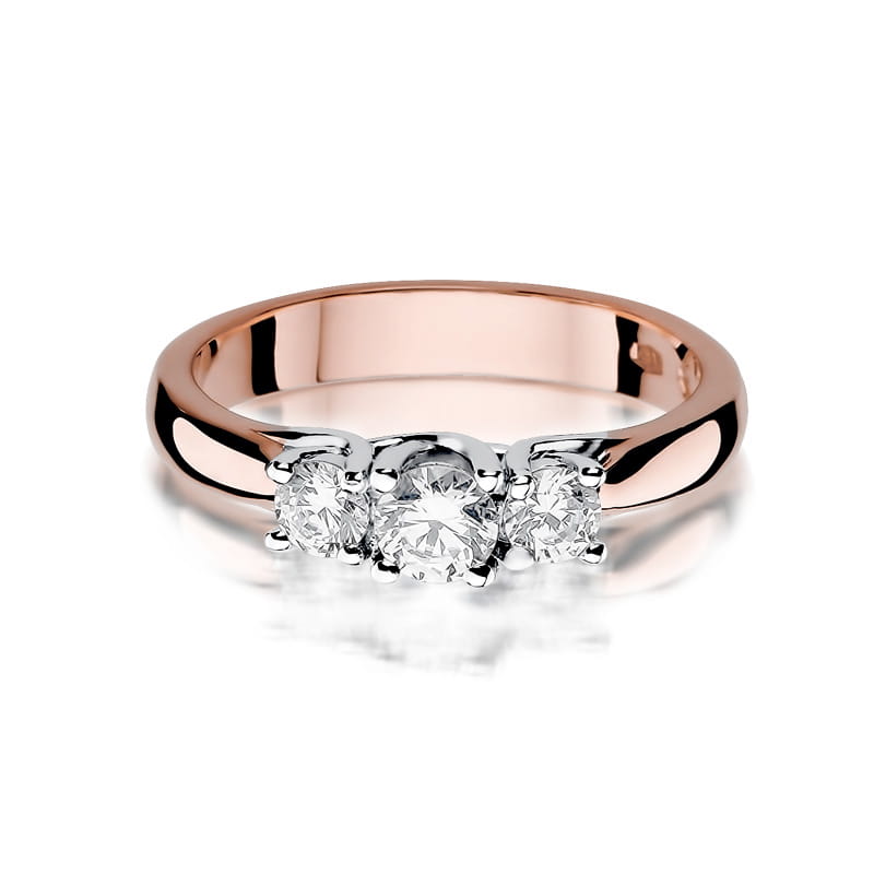 Inel Aur 14K cu Diamante Naturale 0.49 ct, imaginea 9 din 11