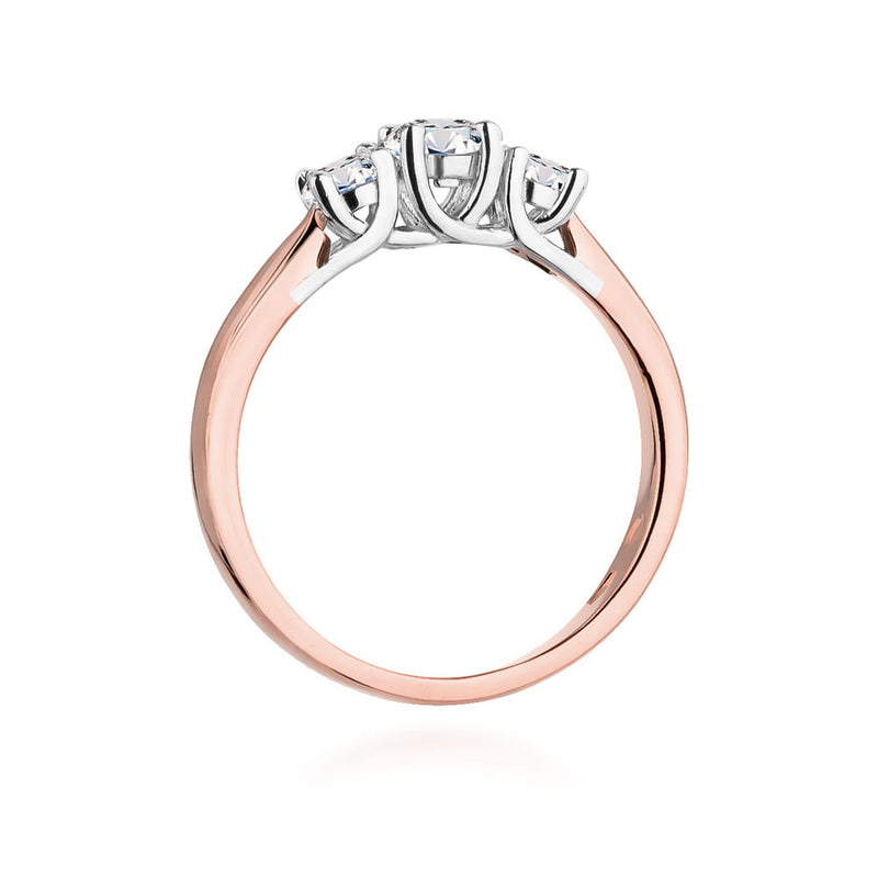 Inel Aur 14K cu Diamante Naturale 0.49 ct, imaginea 10 din 11
