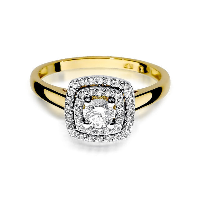 Inel Aur 14K cu Diamante Naturale 0.50 ct, imaginea 2 din 12