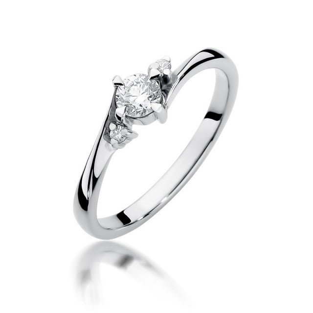 Inel Aur 14K cu Diamante Naturale 0.27 ct, imaginea 4 din 10