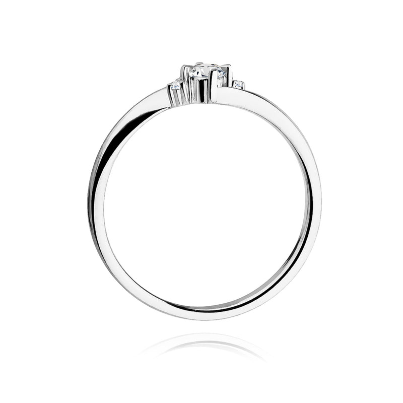 Inel Aur 14K cu Diamante Naturale 0.27 ct, imaginea 6 din 10