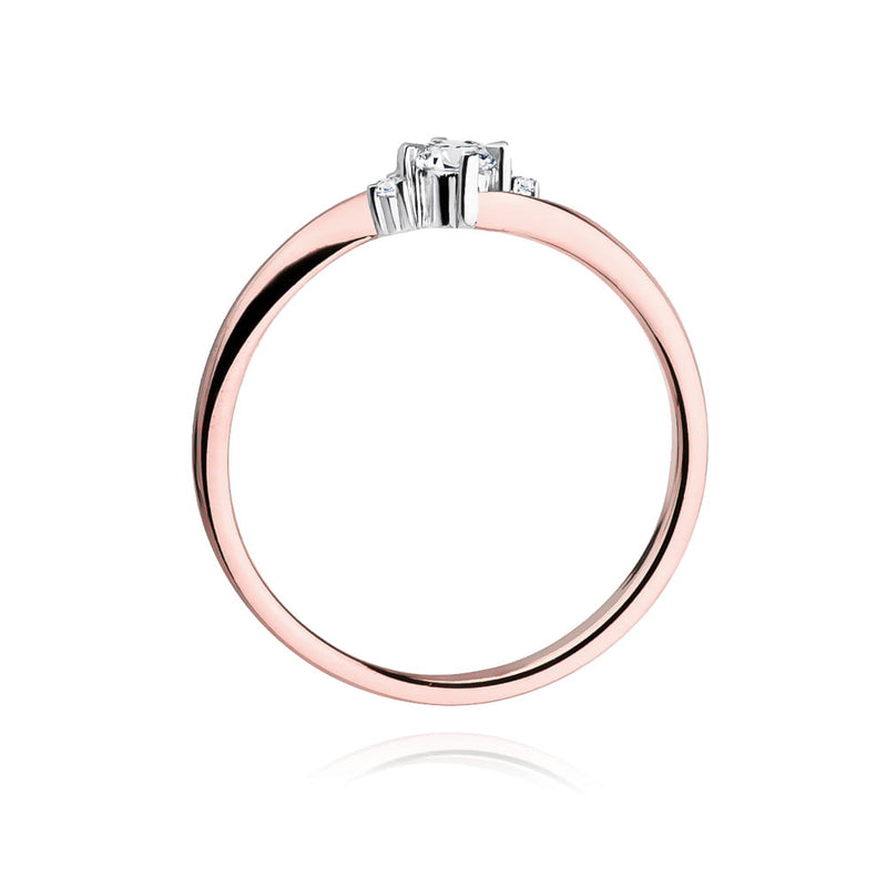 Inel Aur 14K cu Diamante Naturale 0.27 ct, imaginea 10 din 10
