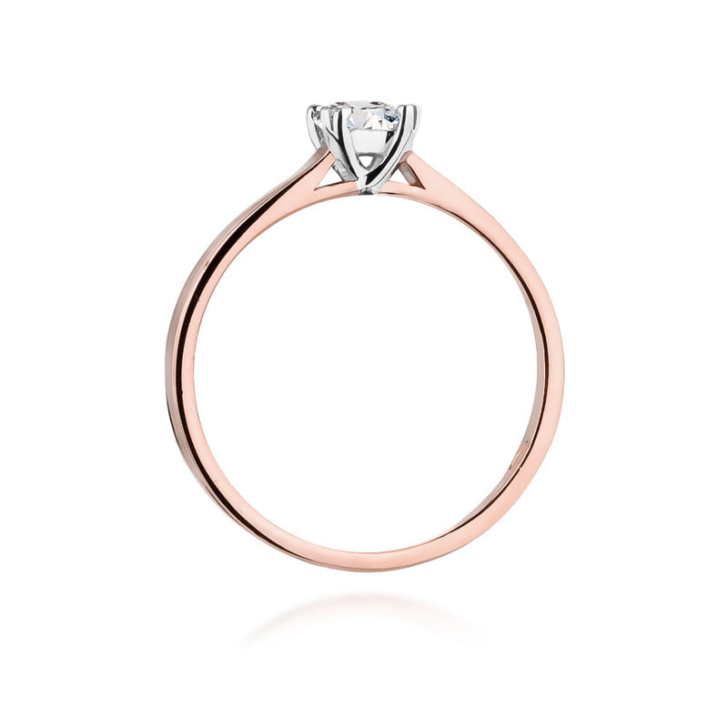 Inel Aur 14K cu Diamant Natural 0.30 ct, imaginea 10 din 11