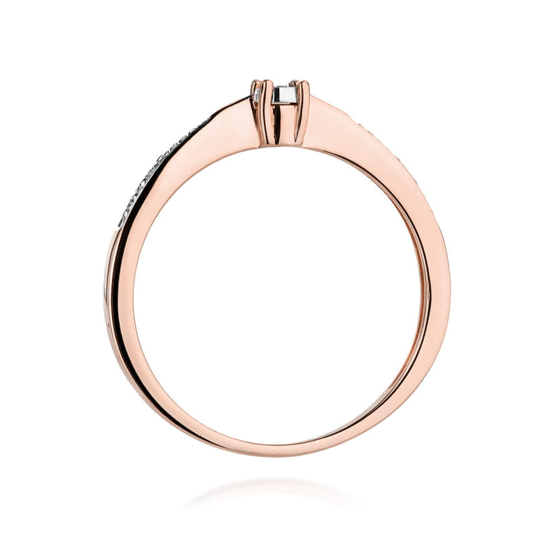 Inel Aur 14K cu Diamante Naturale 0.02 ct, imaginea 10 din 11