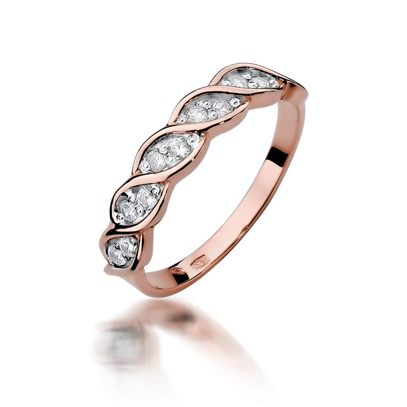 Inel Aur 14K cu Diamante Naturale 0.20 ct, imaginea 8 din 11