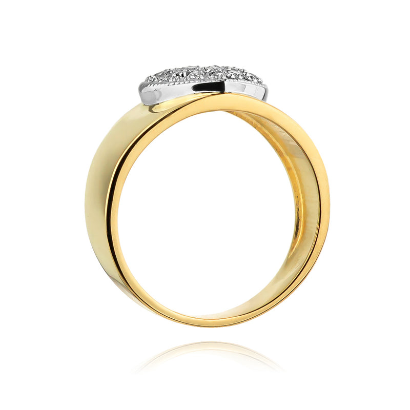 Inel Aur 14K cu Diamante Naturale 0.26 ct, imaginea 3 din 12