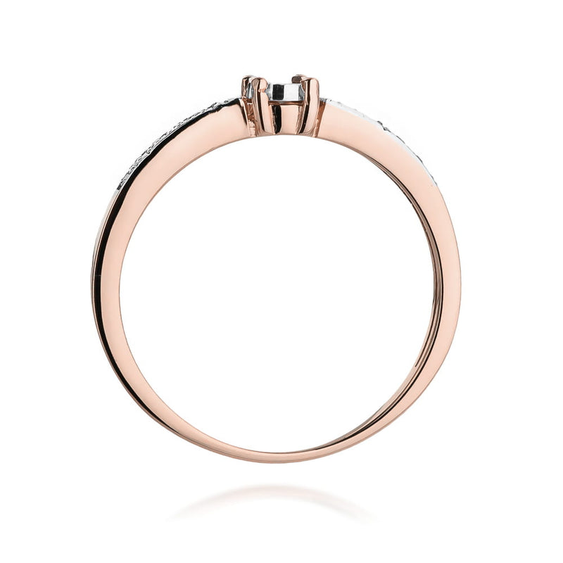 Inel Aur 14K cu Diamante Naturale 0.07 ct, imaginea 10 din 11