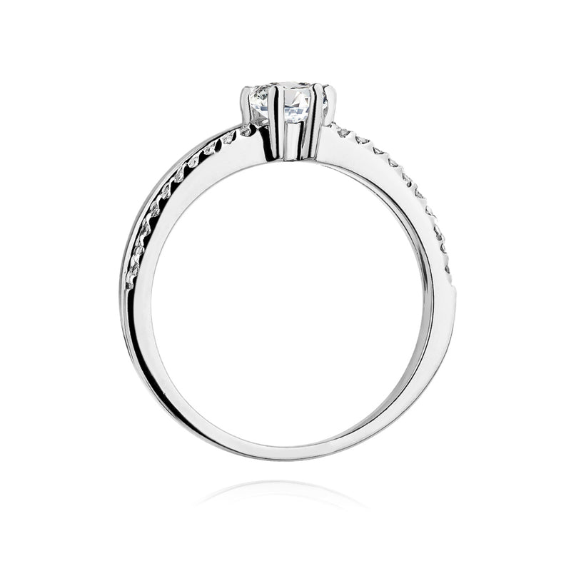Inel Aur 14K cu Diamante Naturale 0.40 ct, imaginea 7 din 11
