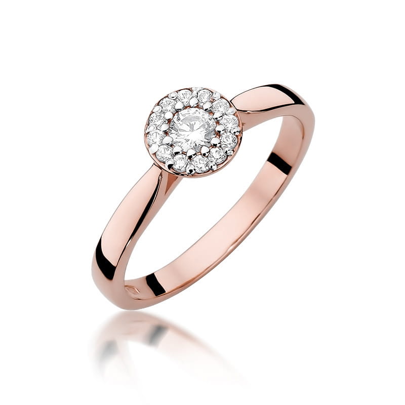 Inel Aur 14K cu Diamante Naturale 0.22 ct, imaginea 8 din 11