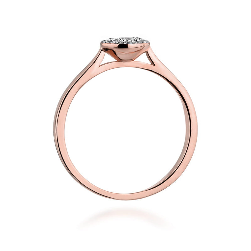 Inel Aur 14K cu Diamante Naturale 0.22 ct, imaginea 10 din 11