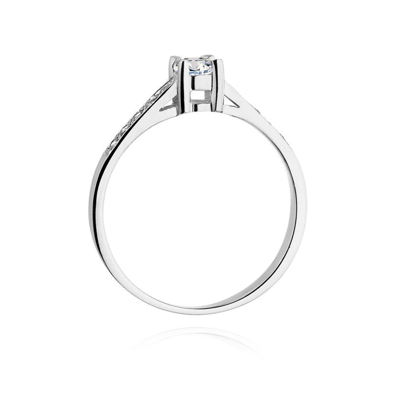 Inel Aur 14K cu Diamante Naturale 0.45 ct, imaginea 7 din 10