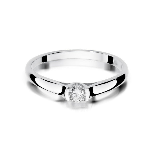 Inel Aur 14K cu Diamant Natural 0.15 ct, imaginea 5 din 11