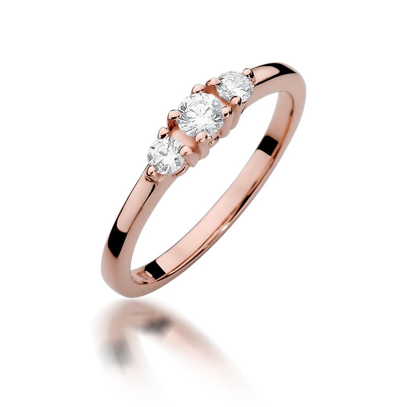 Inel Aur 14K cu Diamante Naturale 0.33 ct, imaginea 8 din 10