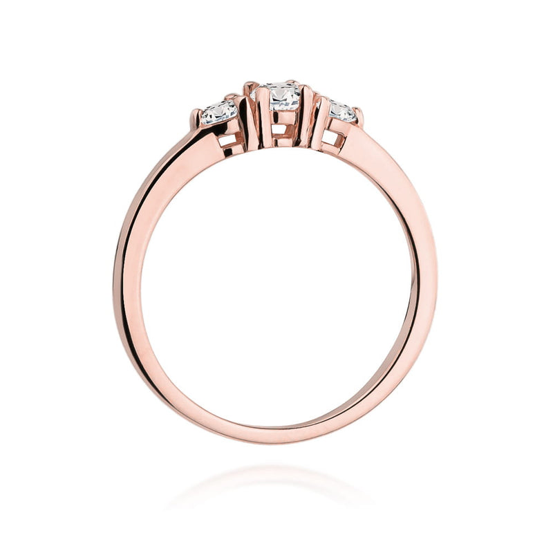 Inel Aur 14K cu Diamante Naturale 0.33 ct, imaginea 10 din 10