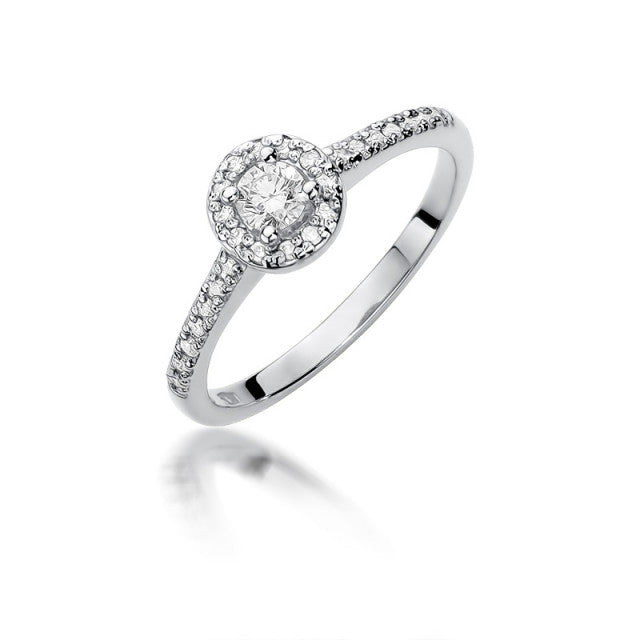 Inel Aur 14K cu Diamante Naturale 0.52 ct, imaginea 3 din 6