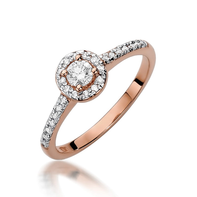 Inel Aur 14K cu Diamante Naturale 0.52 ct, imaginea 5 din 6