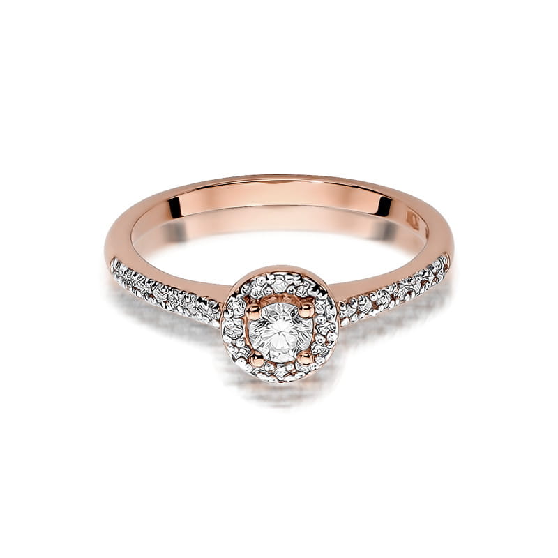 Inel Aur 14K cu Diamante Naturale 0.52 ct, imaginea 6 din 6