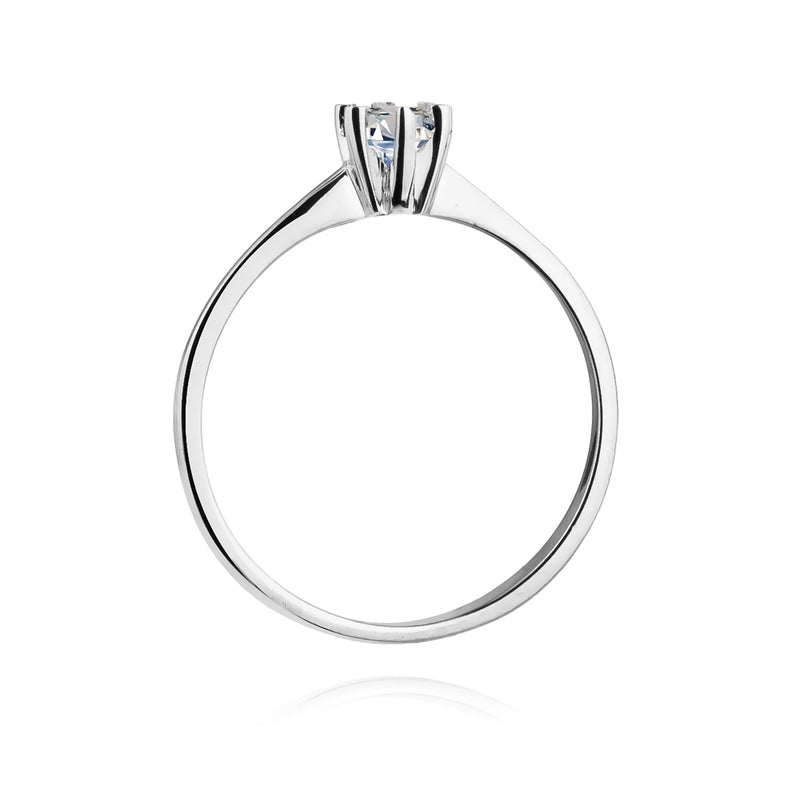 Inel Aur 14K cu Diamant Natural 0.23 ct, imaginea 6 din 11