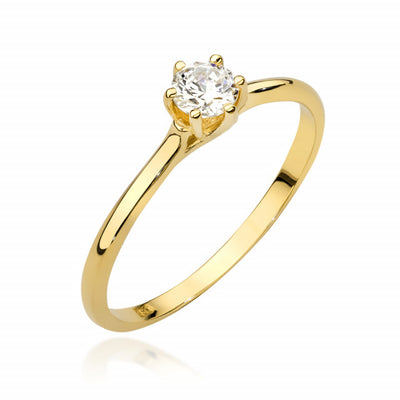 Inel Aur 14K cu Diamante Naturale 0.26 ct