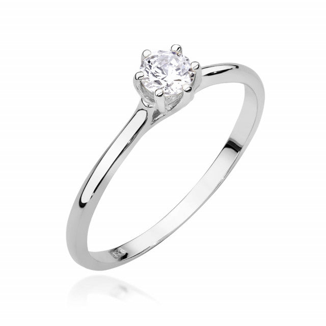 Inel Aur 14K cu Diamante Naturale 0.26 ct, imaginea 4 din 10