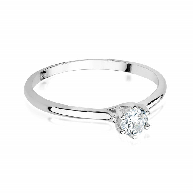 Inel Aur 14K cu Diamante Naturale 0.26 ct, imaginea 5 din 10