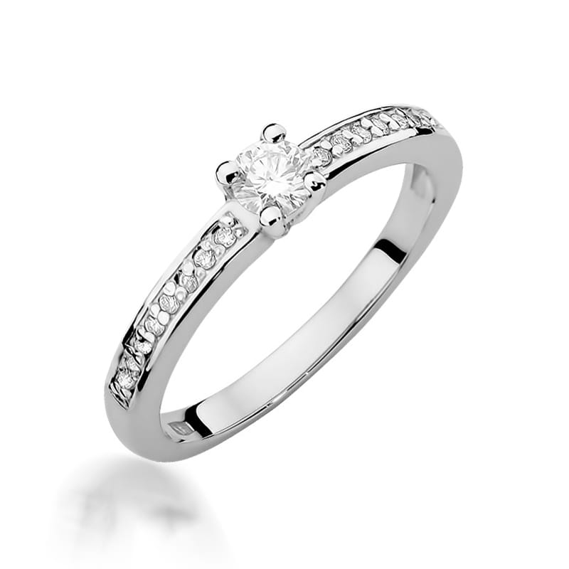 Inel Aur 14K cu Diamante Naturale 0.28 ct, imaginea 4 din 11