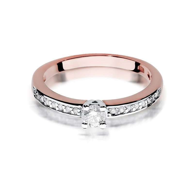 Inel Aur 14K cu Diamante Naturale 0.28 ct, imaginea 9 din 11