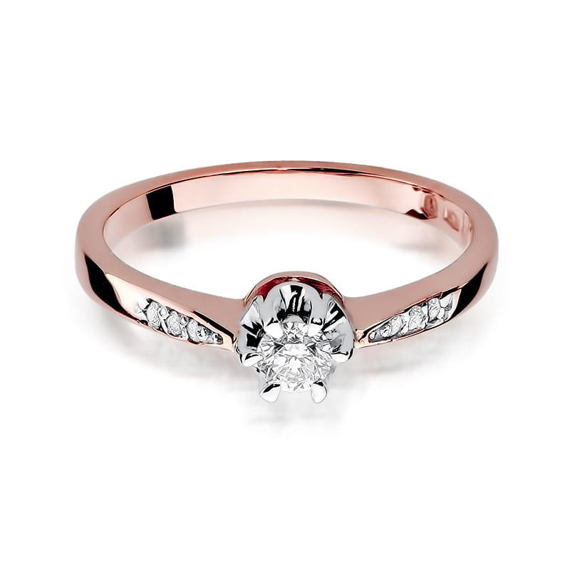 Inel Aur 14K cu Diamante Naturale 0.25 ct, imaginea 9 din 11