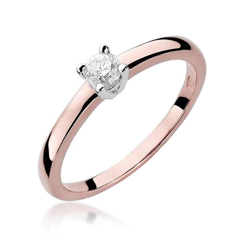 Inel Aur 14K cu Diamant Natural 0.20 ct, imaginea 8 din 11